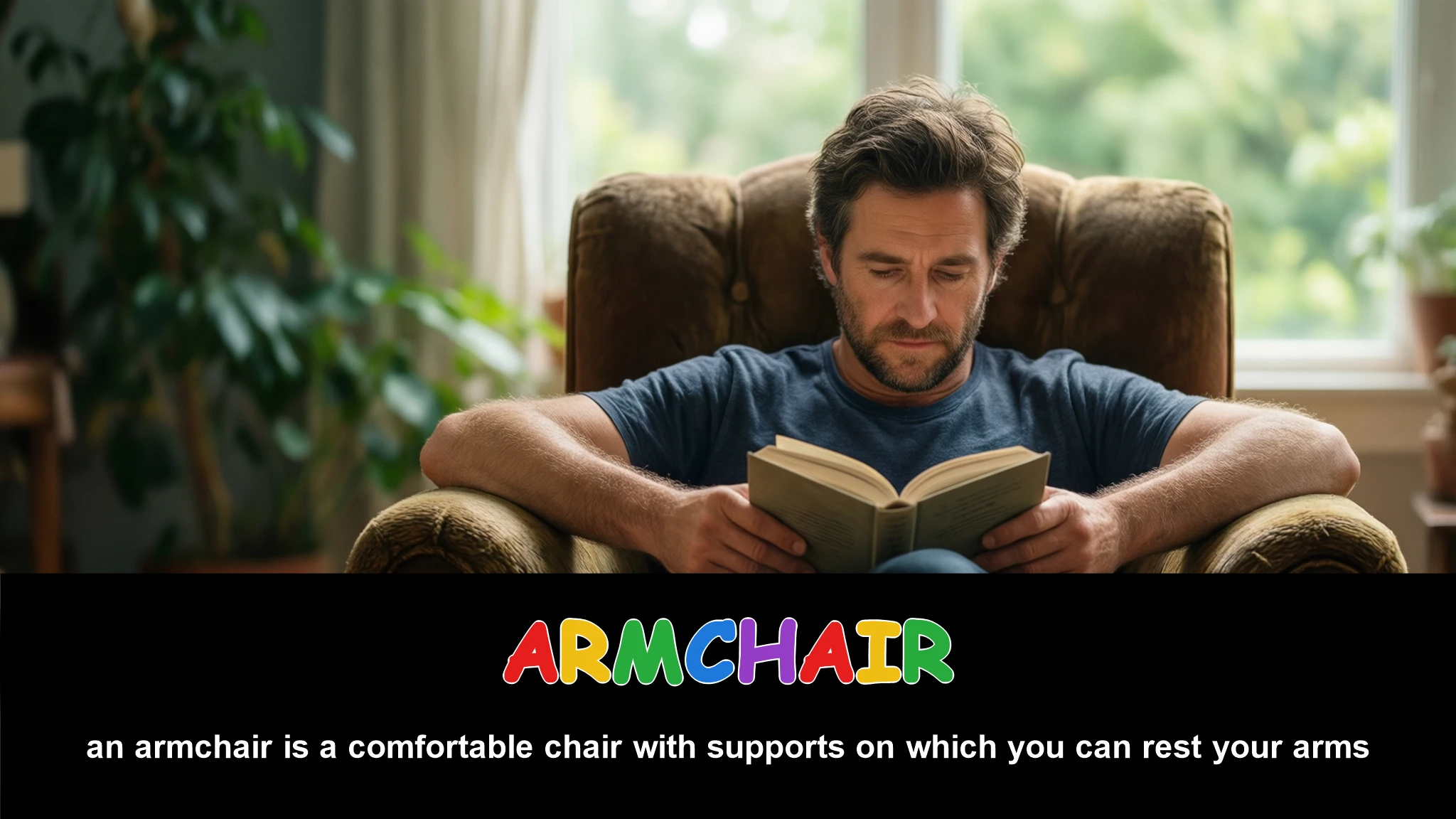 English Illustration for armchair